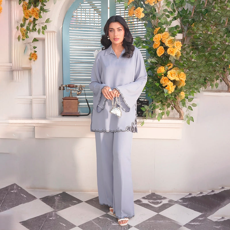 Pearl Ash Set — side view | Sachi Vera Pakistan