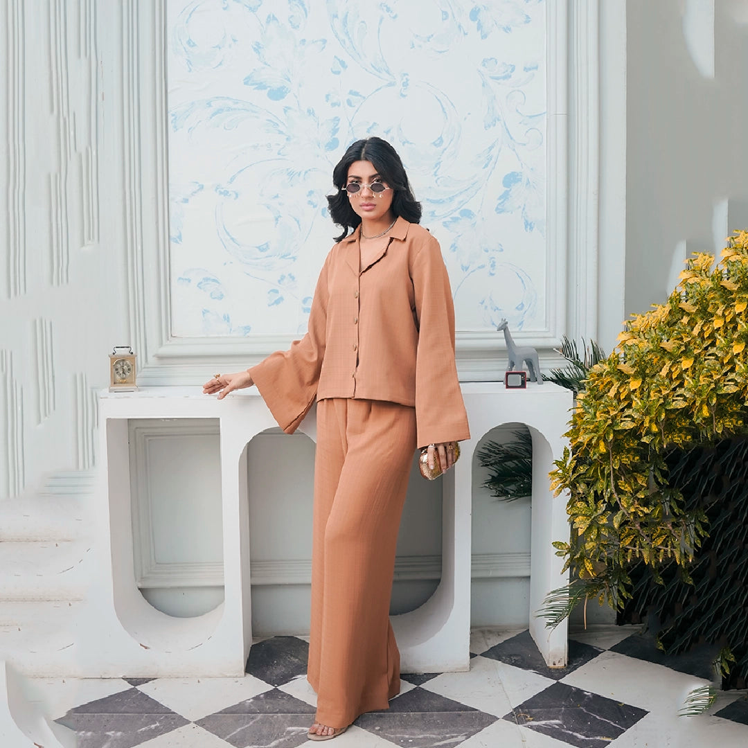 Terra Ease Co-ord — front view | Sachi Vera Pakistan