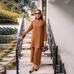 Brown Brew Set — women's made-to-order kurta set | Sachi Vera Pakistan