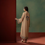 Desert Calm Printed Kurta — side view | Sachi Vera Pakistan