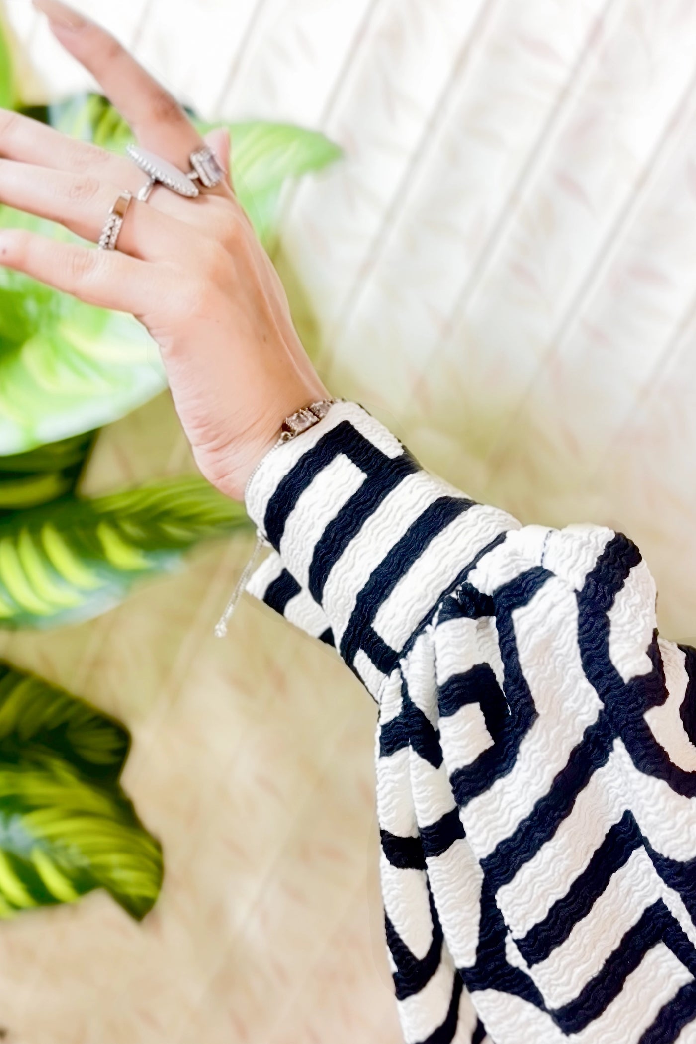 Monochrome Magic — detail view | Sachi Vera Pakistan
