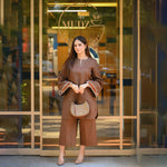 Cocoa Dusk Set — women's made-to-order kurta set | Sachi Vera Pakistan