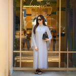 Silver Haze Set — back view | Sachi Vera Pakistan