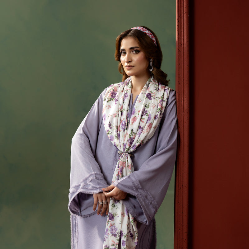 Lilac Grace Dress — front view | Sachi Vera Pakistan