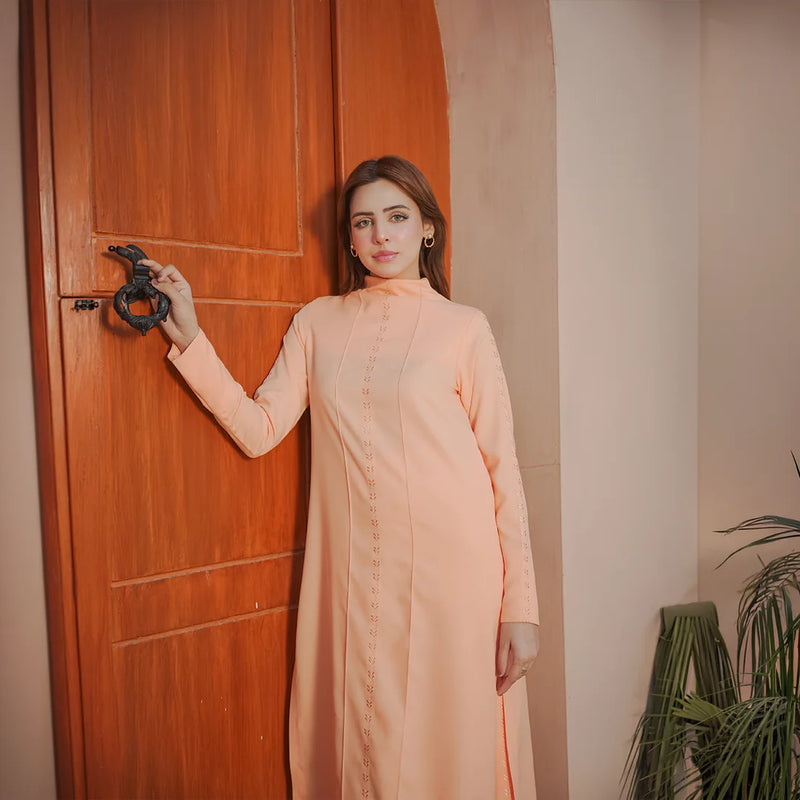 Apricot Lumière — back view | Sachi Vera Pakistan