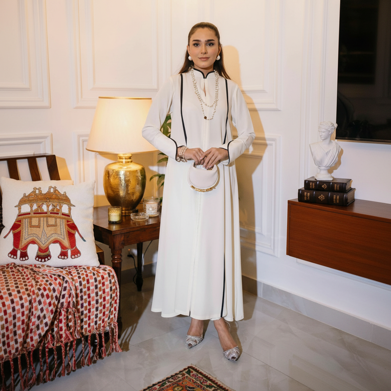 Royal Ivory — women's made-to-order kurta set | Sachi Vera Pakistan