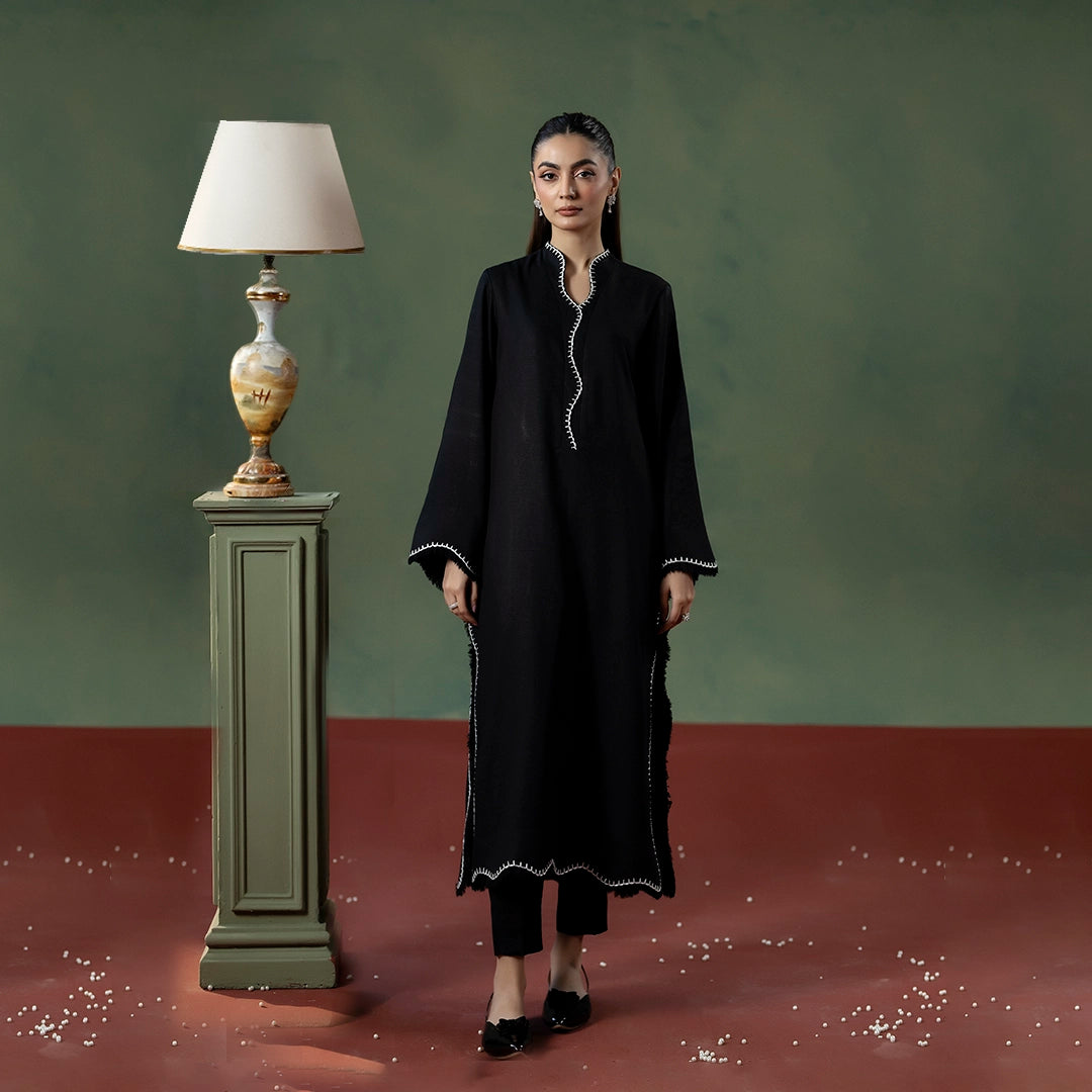 Shadowline Stitch Set — women's made-to-order kurta set | Sachi Vera Pakistan