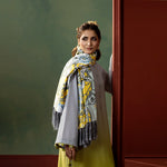Silver Lime Ombre Set — detail view | Sachi Vera Pakistan
