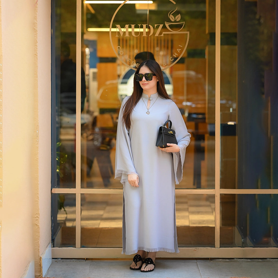 Silver Haze Set — women's made-to-order kurta set | Sachi Vera Pakistan