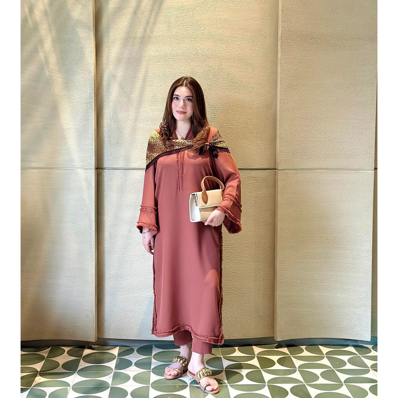Terracotta Brown — detail view | Sachi Vera Pakistan