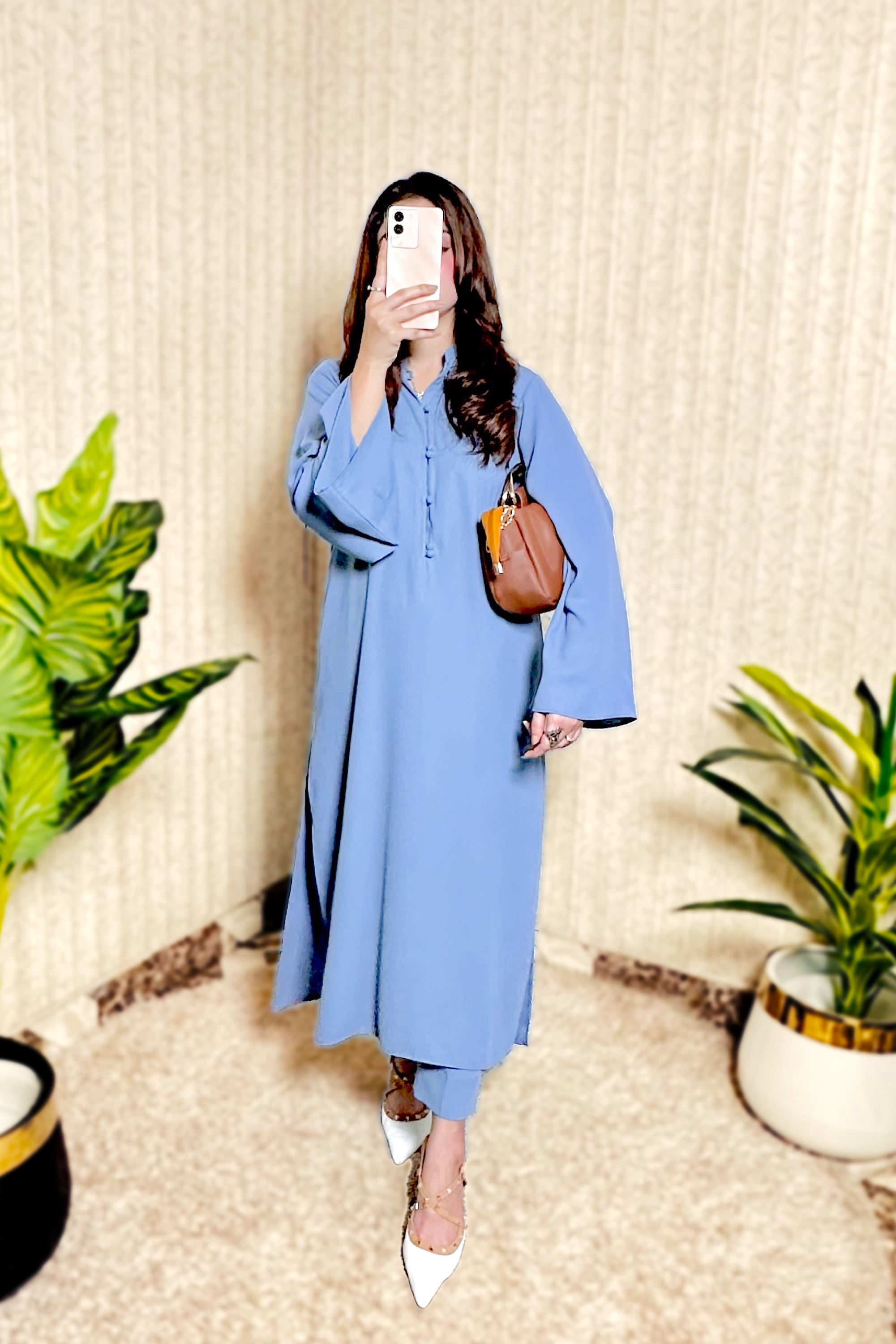 Dreamy Blue — side view | Sachi Vera Pakistan