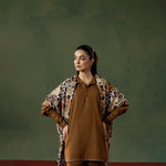 Bronze Textured Set — front view | Sachi Vera Pakistan