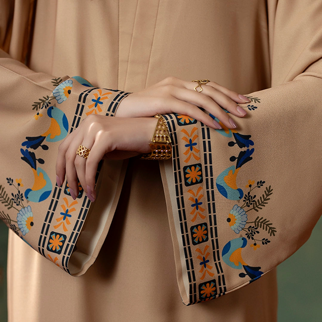 Desert Calm Printed Kurta — back view | Sachi Vera Pakistan