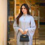 Silver Haze Set — detail view | Sachi Vera Pakistan