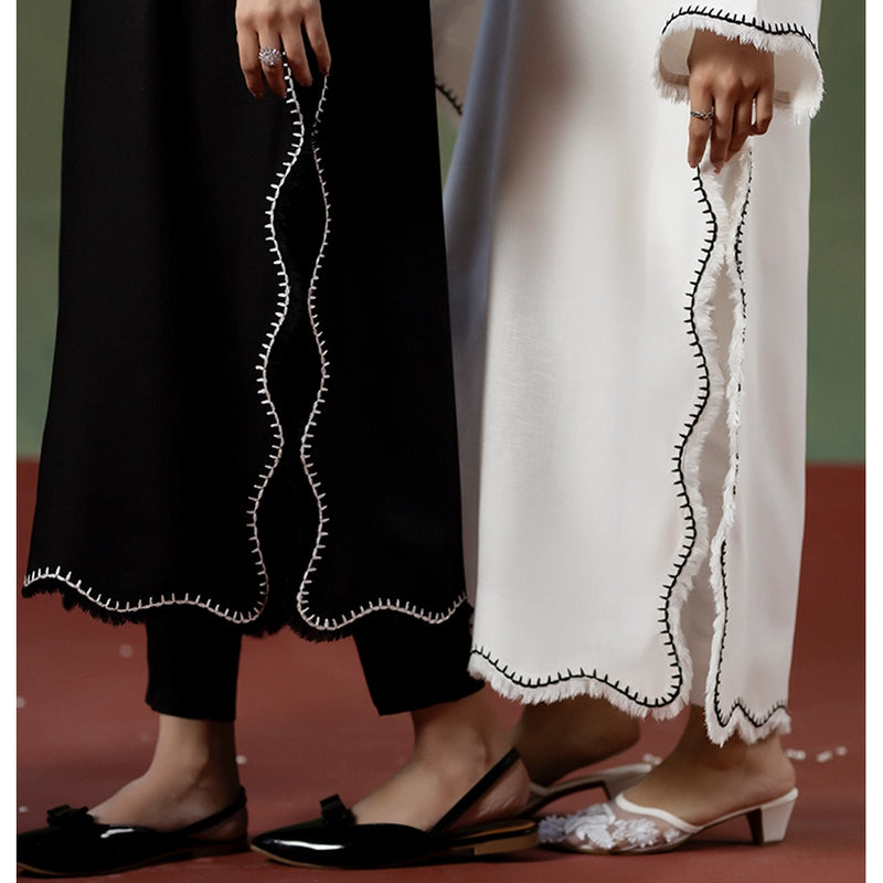 Shadowline Stitch Set — front view | Sachi Vera Pakistan