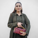 Deep Olive Set — detail view | Sachi Vera Pakistan