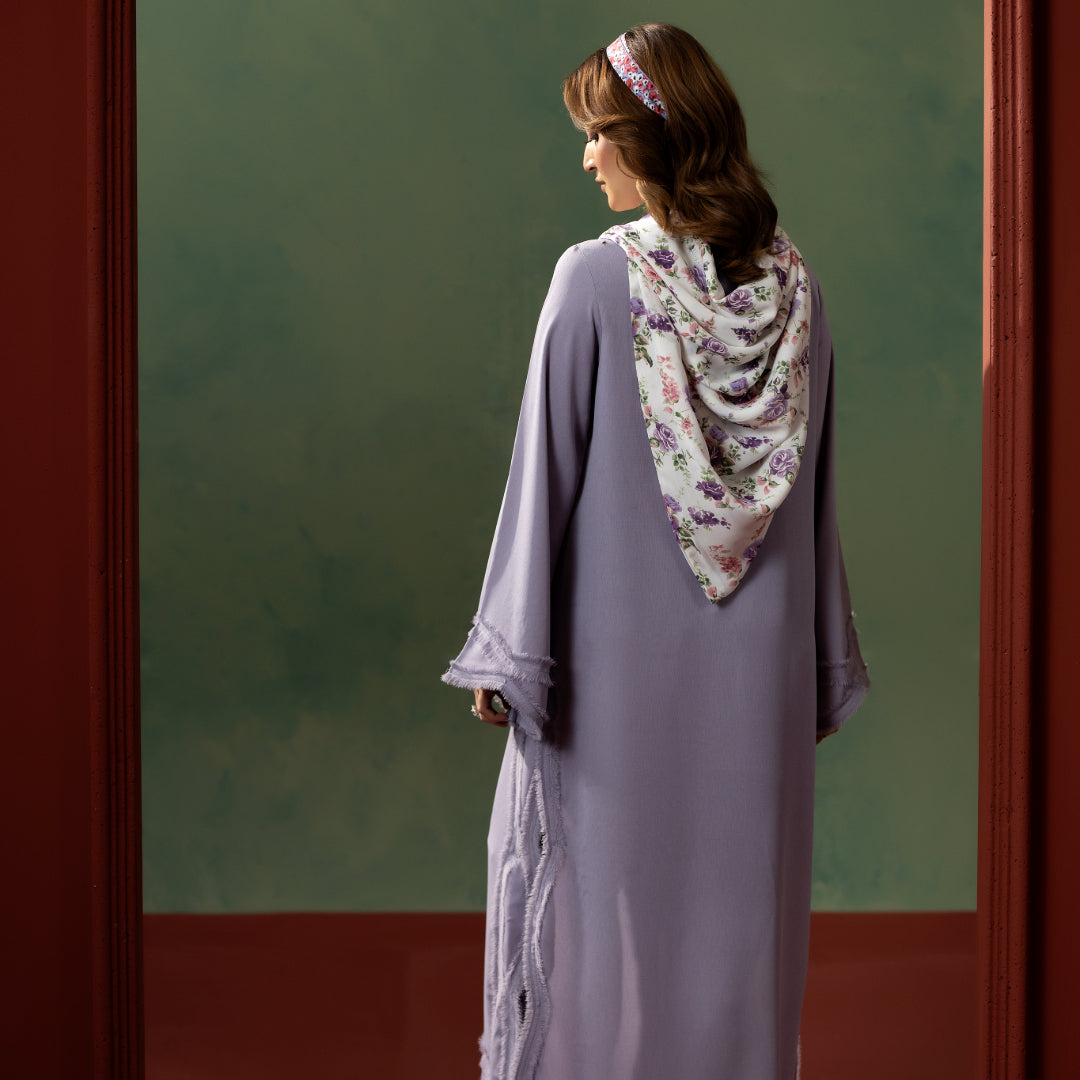Lilac Grace Dress — full look | Sachi Vera Pakistan