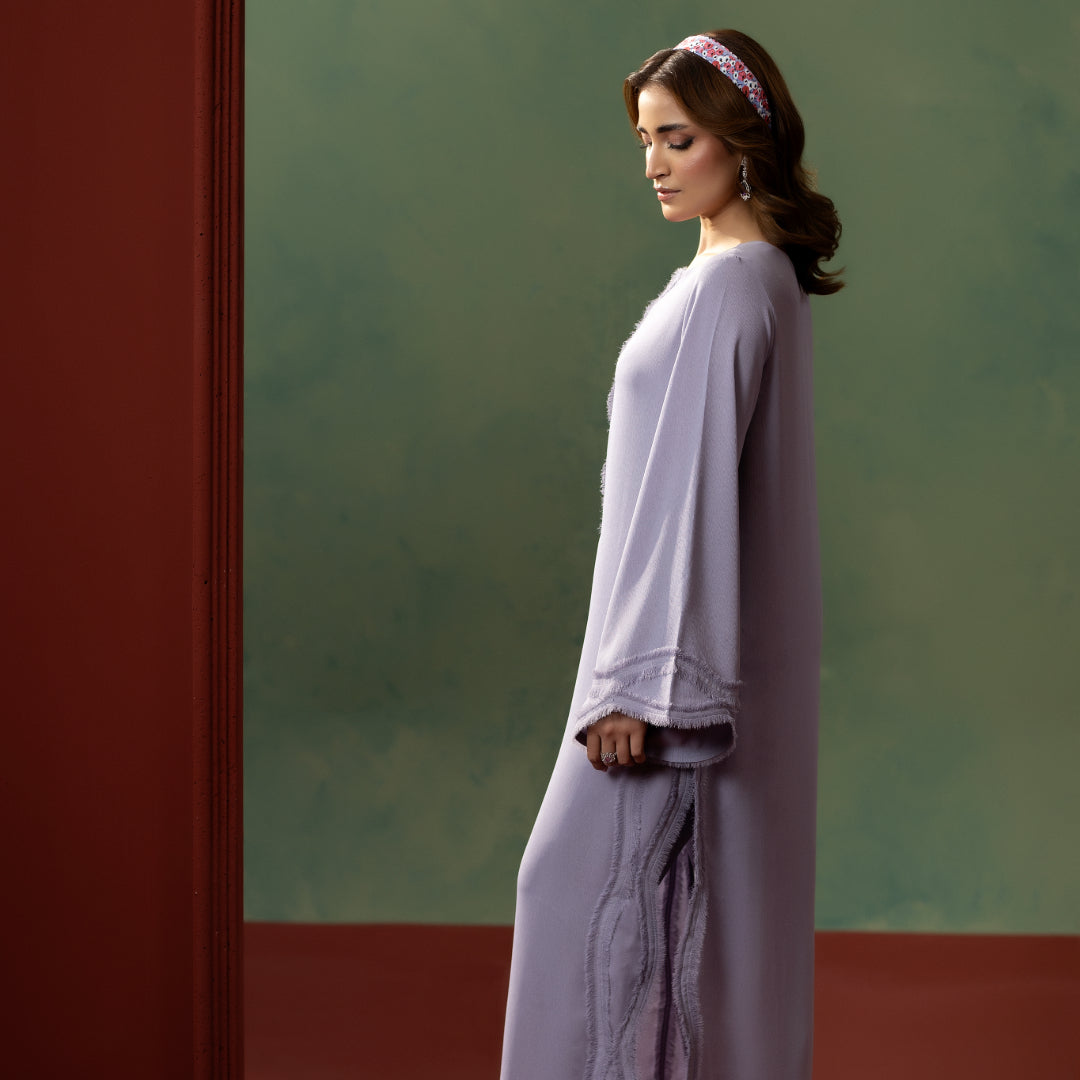 Lilac Grace Dress — alternate view | Sachi Vera Pakistan