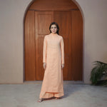 Apricot Lumière — women's made-to-order kurta set | Sachi Vera Pakistan
