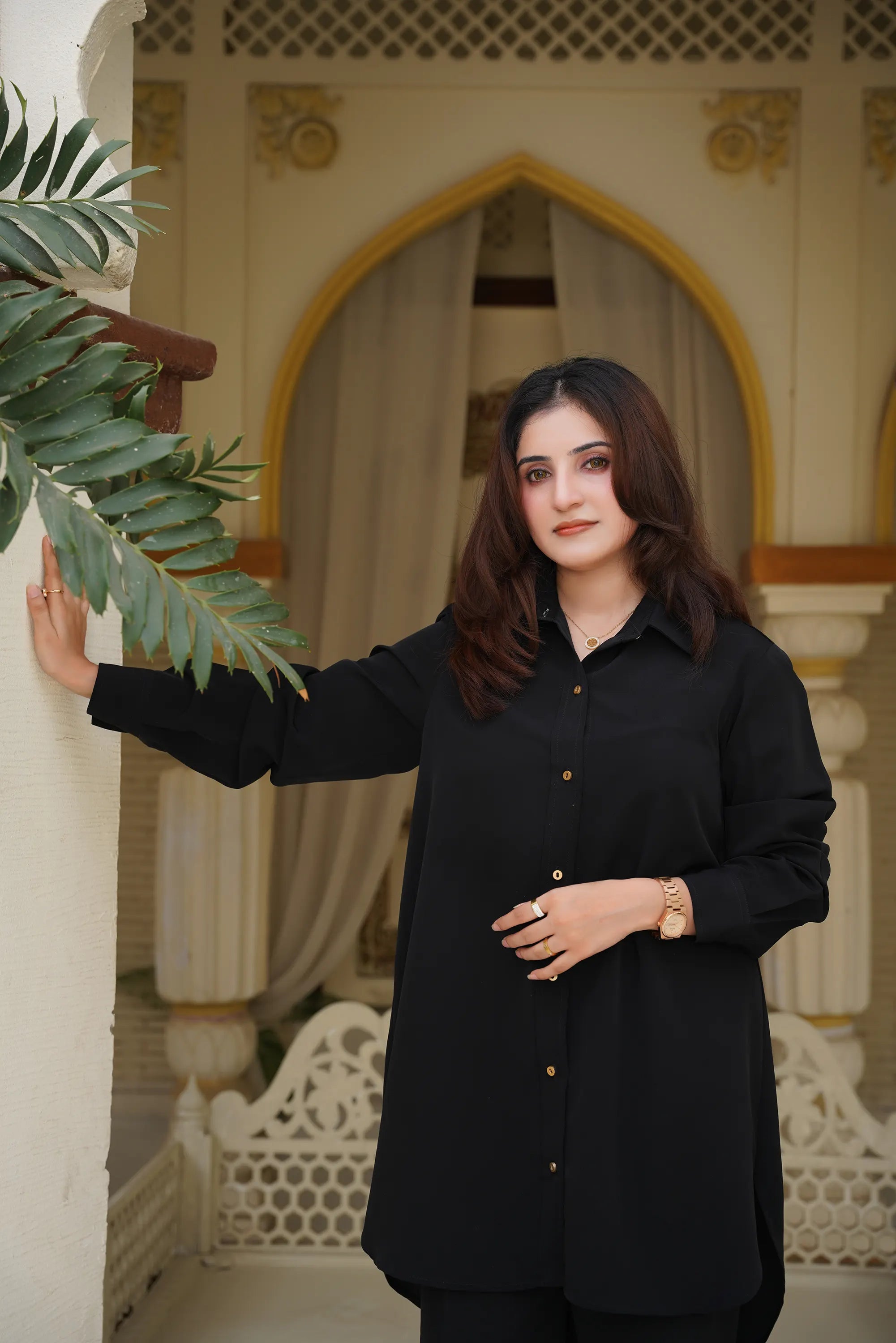Black Ember — back view | Sachi Vera Pakistan