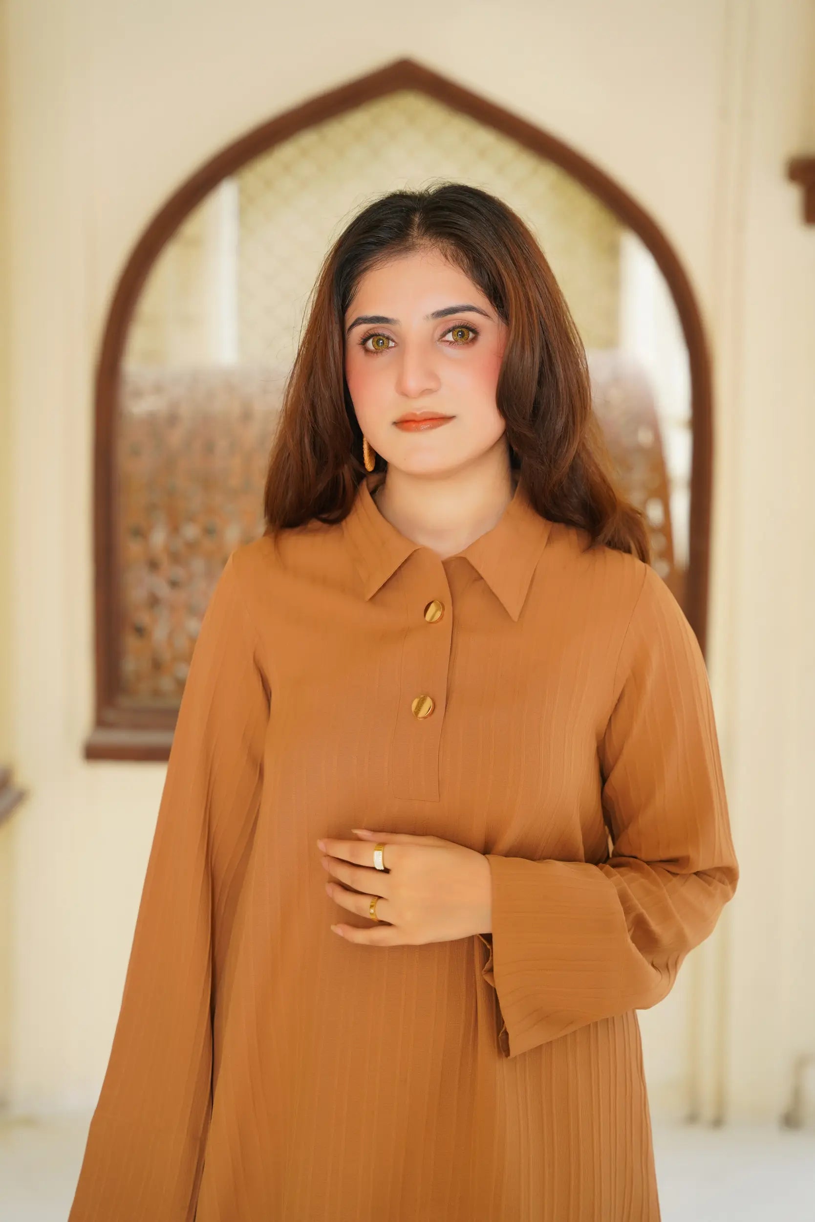 Golden Mocha — front view | Sachi Vera Pakistan
