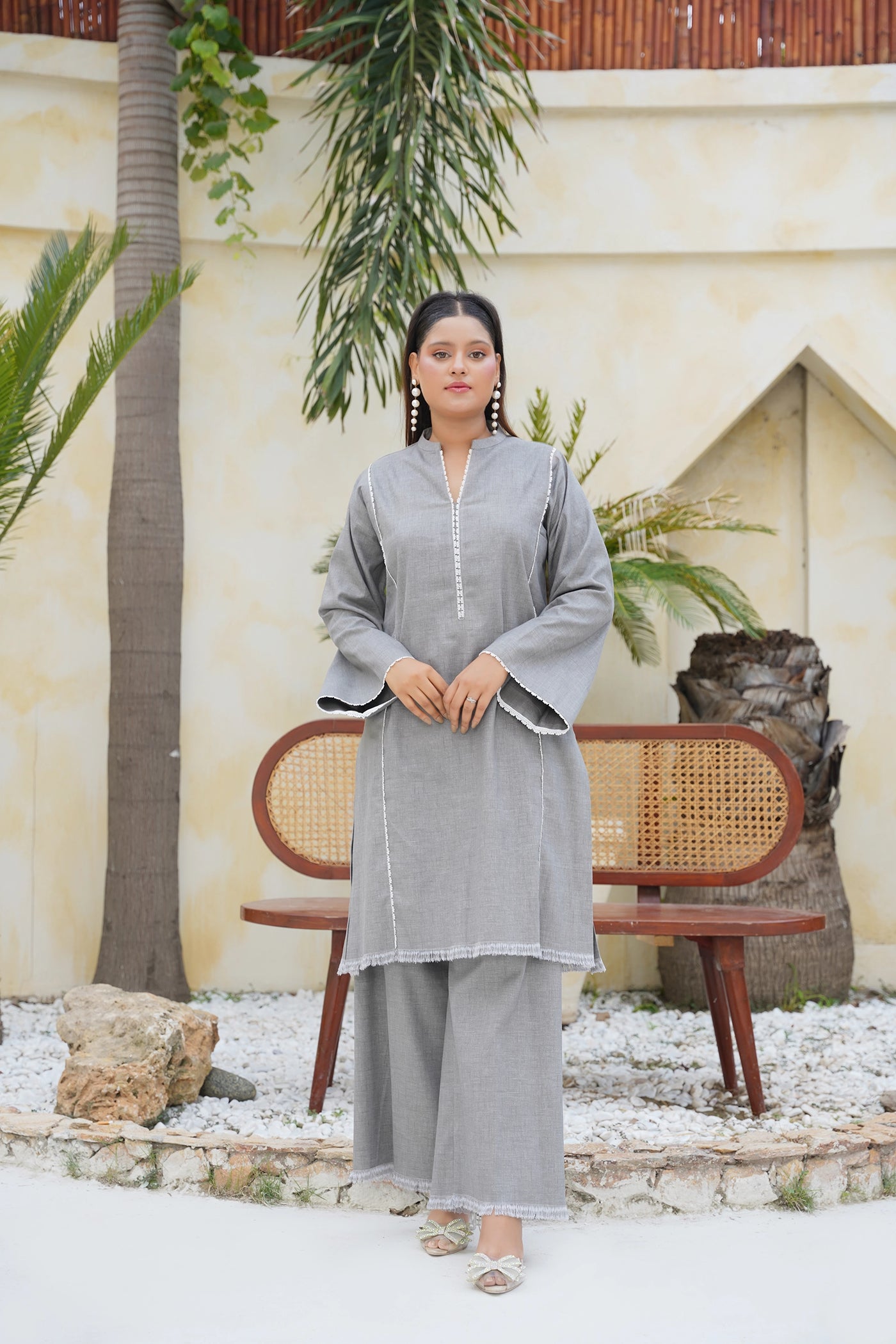 Frost Mist — women's made-to-order kurta set | Sachi Vera Pakistan