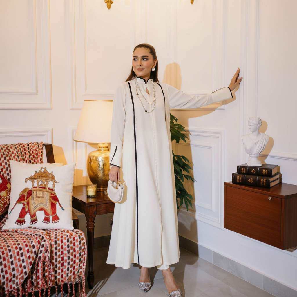 Royal Ivory — side view | Sachi Vera Pakistan